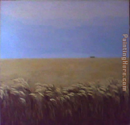 wheat field painting - Unknown Artist wheat field art painting